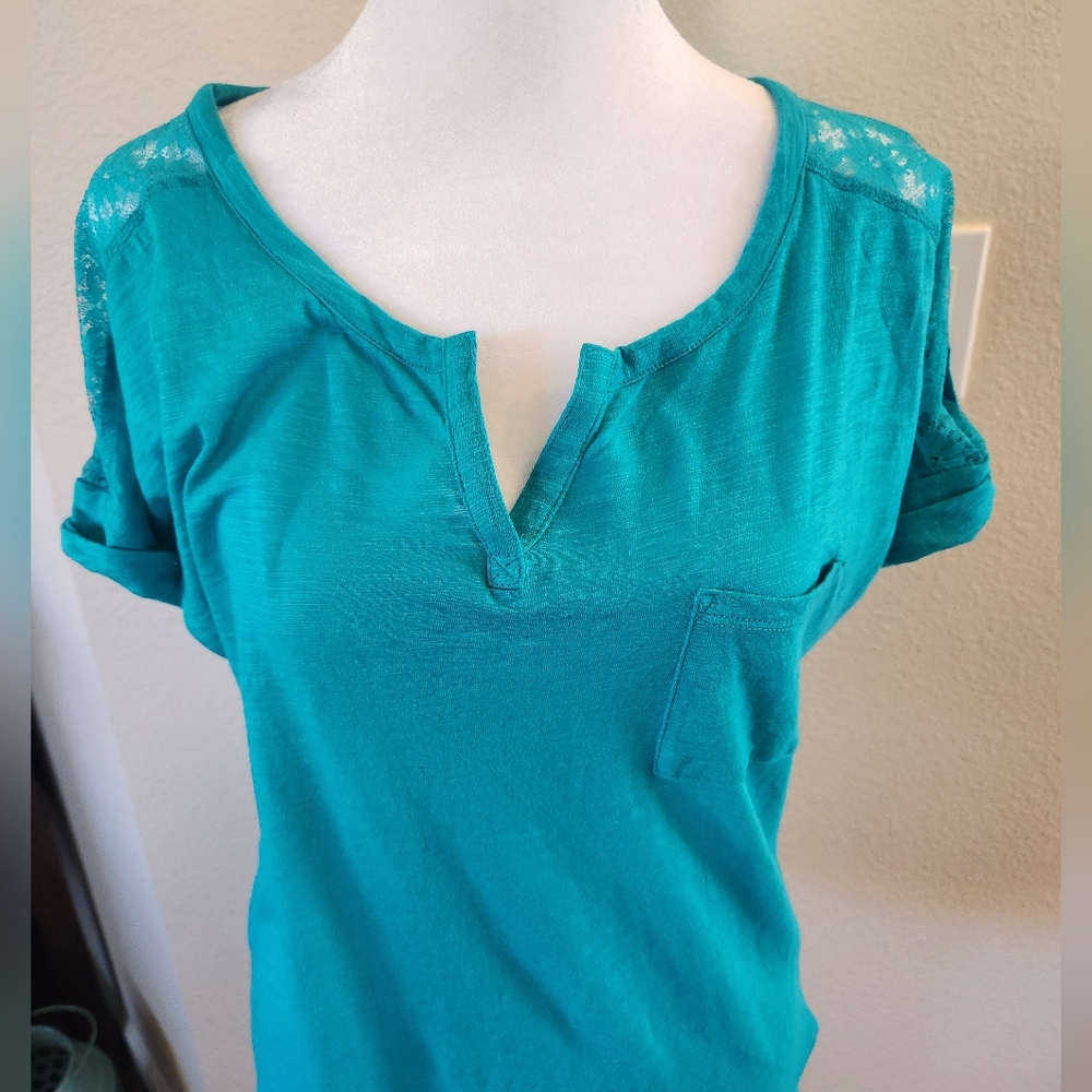 Express Small Turquoise top